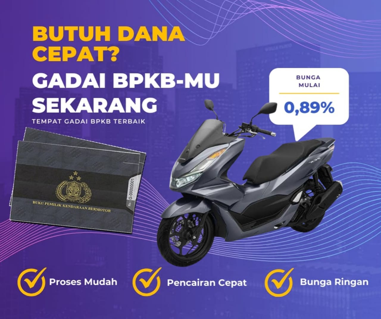 Kredit Jaminan Bpkb Motor Honda Pcx Cbu 150 Cbs Dapat Dana Berapa? Seperti Ini Simulasinya